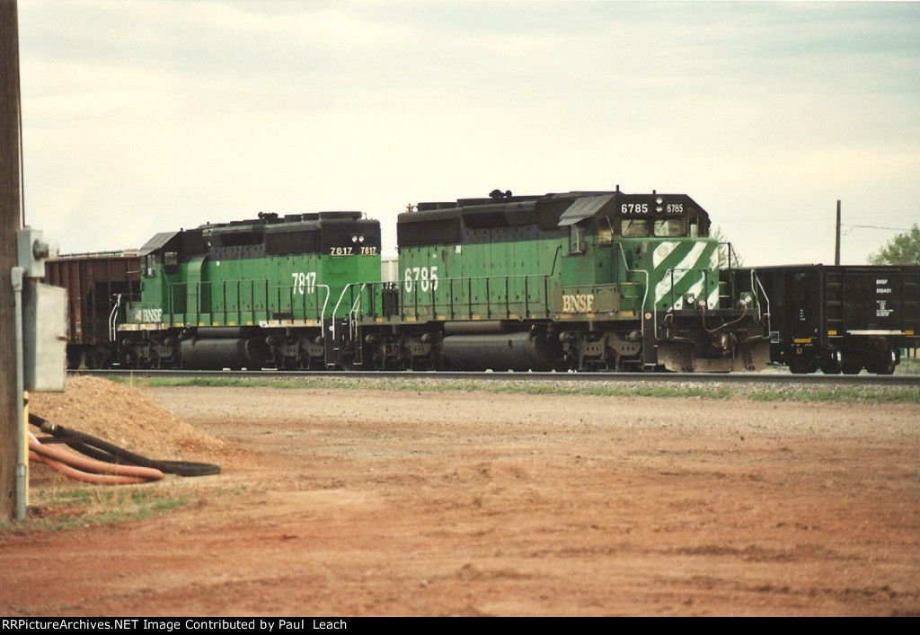 Tied down ballast train